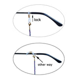 Bead Eyeglass Chain - Sunglasses Cord Neck Strap Holder (Cream Pink)