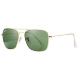 PA3136 Crystal Lens Square Sunglasses