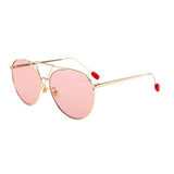 Sunglasses for Men Women Aviator Metal Mirror UV 400 Lens Protection
