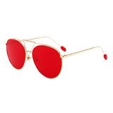 Sunglasses for Men Women Aviator Metal Mirror UV 400 Lens Protection