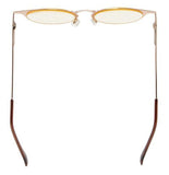 UV Protection,Anti Blue Rays,Reduce Eyestrain,Round Computer Reading Glasses