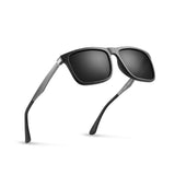 Polarized Aluminum Sunglasses for Unisex Metal Temples 53mm UV400
