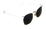 - Premium Half Frame Horn Rimmed Sunglasses Assorted Color Frames and Lenses Semi Rimless