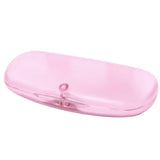 Magnet Buckle Frosted Translucent Nearsighted Eyeglasses Case