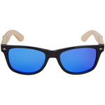 Bamboo Wood Sunglasses with Mirror Lens