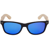 Bamboo Wood Sunglasses with Mirror Lens