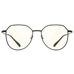 Aviator Irregular Metal Eyeglasses Non-prescription with Blue Light Blocking Lens
