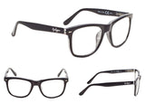 4-Pack Large Lenses Reading Glasses with Spring-Hinges