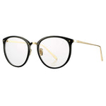 Vintage Round Optical Glasses Frame Hipster Non-prescription Retro Oval Eyewear with Clear Lens for Women