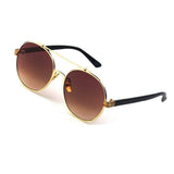 Polarized Sunglasses for Women Semi Rimless Sunglasses/Cat Eye Sunglasses/Retro Round Sunglasses UV Protection Eyewear