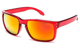 Newbee Fashion Men's Simple Squared Keyhole Revo Sunglasses -BUY 4 GET 20% OFF