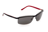 Wrap Sunglasses for Men, ,Made In ITALY Metal Frame UV 400 Protection Eye wear DS 1513