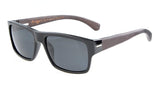 Quality Spring Hings Wood Temples Polarized Sunglasses