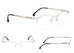 4-Pack Half-Rim Reading Glasses with Spring Hinges