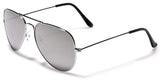 Unisex Classic Aviator Sunglasses - Metal Frame