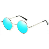 Retro Round John Lennon Polarized Sunglasses Small Metal Frame Hippie Sun Glasses