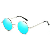Retro Round John Lennon Polarized Sunglasses Small Metal Frame Hippie Sun Glasses