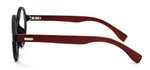 Wooden Vintage Retro Round Glasses Frame Clear Lens Fashion Circle Eyeglasses 48mm