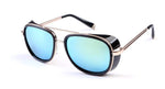 Unisex Cover Side Shield Square Sunglasses
