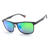 Retro Driving Sunglasses Polarized Metal Frame 56mm