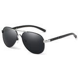 Men's Aviator Sunglasses Polarized Metal Frame UV400 Protection