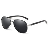 Men's Aviator Sunglasses Polarized Metal Frame UV400 Protection