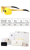 Men's HD Polarized Night Driving Glasses Anti Glare Soxick Night View Sports Sunglasses