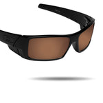 Anti-saltwater Polarized Replacement Lenses for Oakley Gascan Sunglasses 2 Pairs Packed