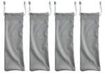 4-Pack Large Lenses Reading Glasses with Spring-Hinges