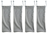 4-Pack Large Lenses Reading Glasses with Spring-Hinges