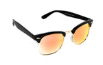 - Premium Half Frame Horn Rimmed Sunglasses Assorted Color Frames and Lenses Semi Rimless