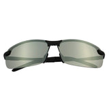 Men UV400 Rimless Aluminium-Magnesium Polarized Sunglasses For Driving Fishing Golf Outdoor