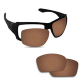 Anti-Saltwater Replacement Lenses for Oakley Big Taco Sunglasses - Various Colors