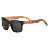 Real Wood Sunglasses Square Men Women Polarized Sports Fishing Driving
