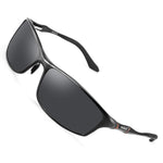 Unisex Polarized Sunglasses For Men Women Sports Fishing Driver Metal Sunglasses