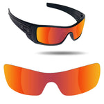 Anti-Saltwater Replacement Lenses for Oakley Batwolf Sunglasses - Various Colors