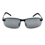 Men UV400 Rimless Aluminium-Magnesium Polarized Sunglasses For Driving Fishing Golf Outdoor