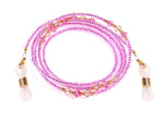 Bead Eyeglass Chain - Sunglasses Cord Neck Strap Holder (Cream Pink)