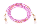 Bead Eyeglass Chain - Sunglasses Cord Neck Strap Holder (Cream Pink)