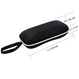 Sport Protable Rectangle Zipper Sunglasses Hard Protector Case
