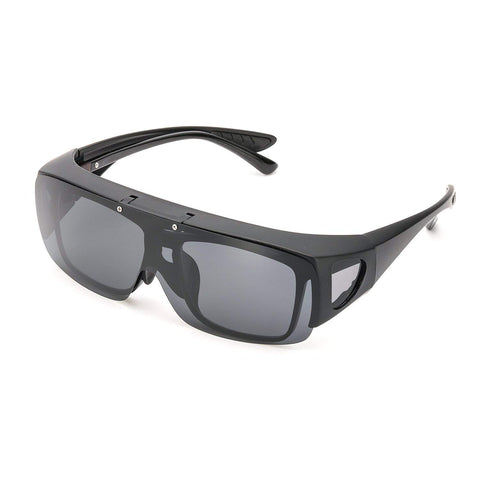 Wrap Around Polarized Sunglasses - Fit Over Prescription Rx Glasses/Myopic Glasses/Reading Glasses/Presbyopic Glasses