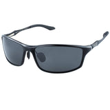 Polarized Sports Sunglasses For Men UV400 Metal Men's Fashion Retro Wayfarer Driving Sunglasses 8201