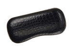 Hard Bodied Croco Style Eyeglass Case Holder | Fits Medium to Large Frames | Black