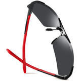Sports Polarized Sunglasses For Men Women,Fishing Driving Golfing Fashion Metal Sunglasses