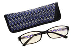 Anti Blue Rays,Reduce Eyestrain,Crystal Clear Spring Hinges,Computer Reading Glasses Women