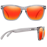 Grey Flex Frame Polarized Sunglasses - Swiss TR90 Thermoplastic -