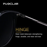 Retro Round Polarized Sunglasses for Women Men New Style Fashion Metal Frame pk1015
