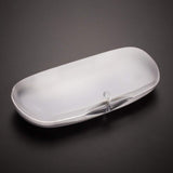 Magnet Buckle Frosted Translucent Eyeglasses Case Spectacles Box