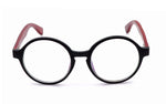 Wooden Vintage Retro Round Glasses Frame Clear Lens Fashion Circle Eyeglasses 48mm