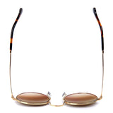 Round Sunglasses handmade frame with Glass Lens 3447, 100% UV Blocking